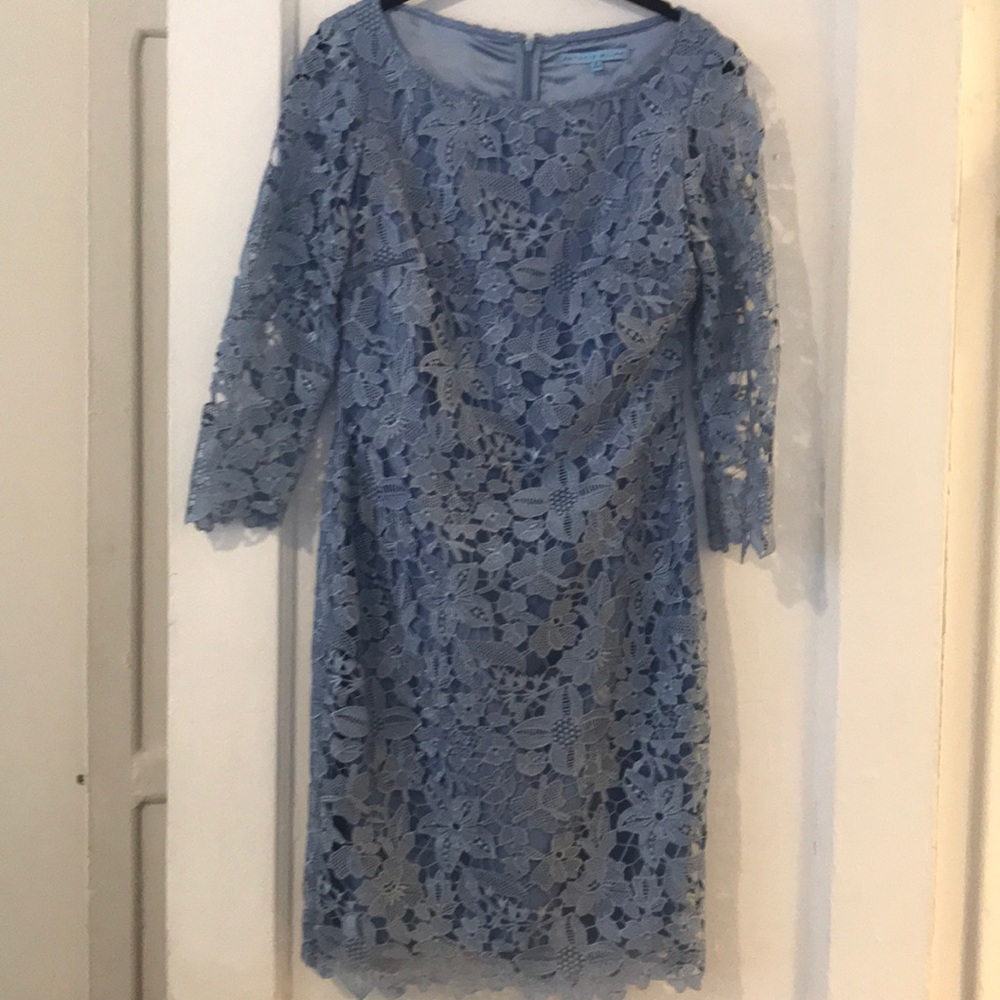 Antonio Melani blue lace dress